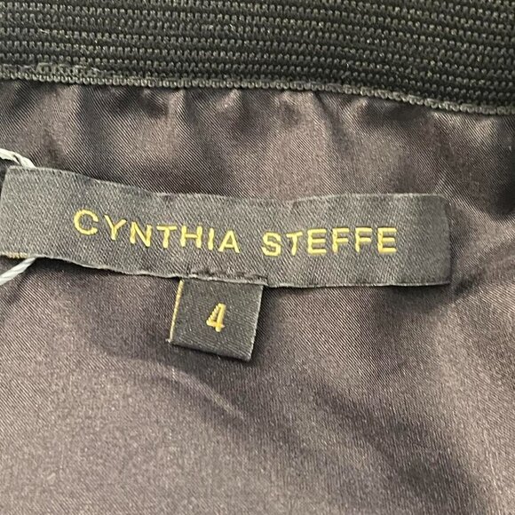 Black tiered ruffle skirt size 4 Cynthia Steffe - Picture 4 of 4